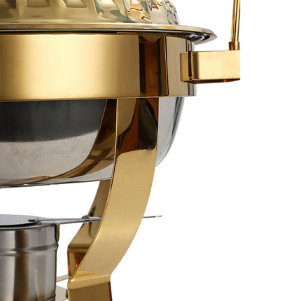 Commercial Stainless Steel Food Warmer with 6L Capacity for Restaurants and Events