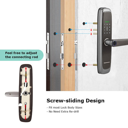 Digital Smart Door Lock for Home with App & Keyless Entry