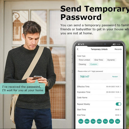 Digital Smart Door Lock for Home with App & Keyless Entry