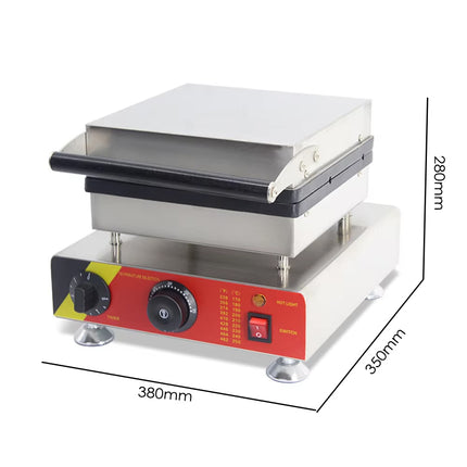 Professional 1500W Belgian Waffle Iron Machine – Stainless Steel Body, Easy-Release Nonstick Plates