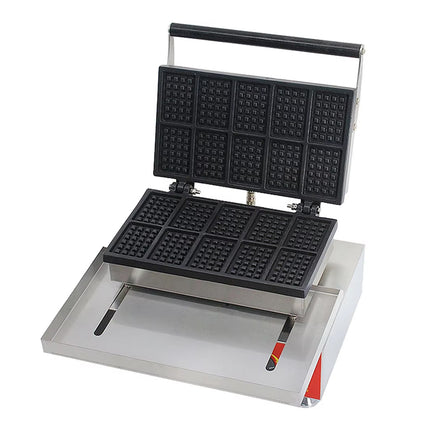 Professional 1500W Belgian Waffle Iron Machine – Stainless Steel Body, Easy-Release Nonstick Plates