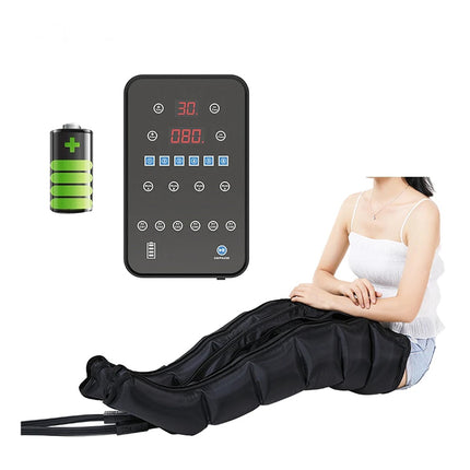 Portable Air Compression Leg Massage Machine with Adjustable Pressure Relaxation