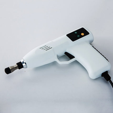 Portable Electric Facial & Body Massage Device with Adjustable Force – White