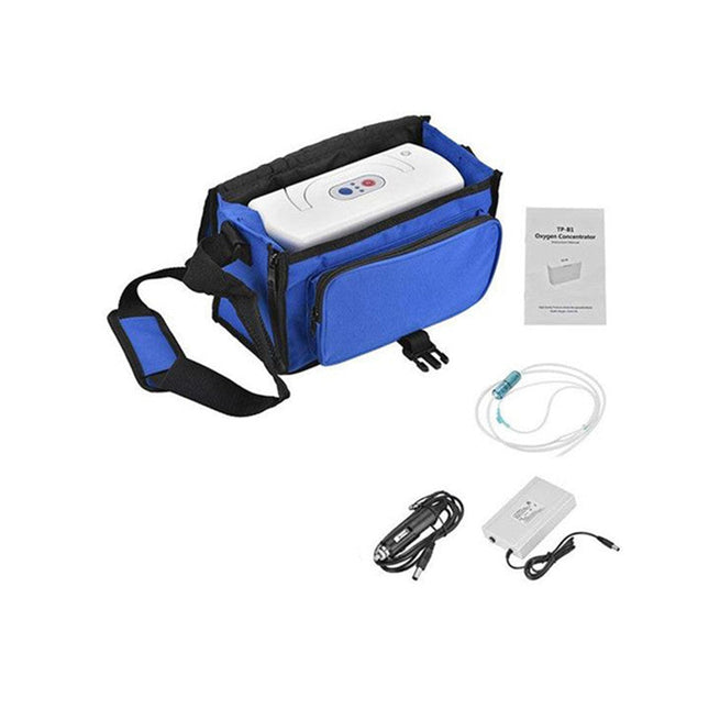 Lightweight 1–3L Oxygen Flow Device for Home Travel and Outdoor Use White