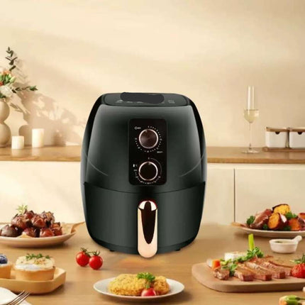 6L Mechanical Air Fryer 1800W Large Family Countertop Cooking Appliance
