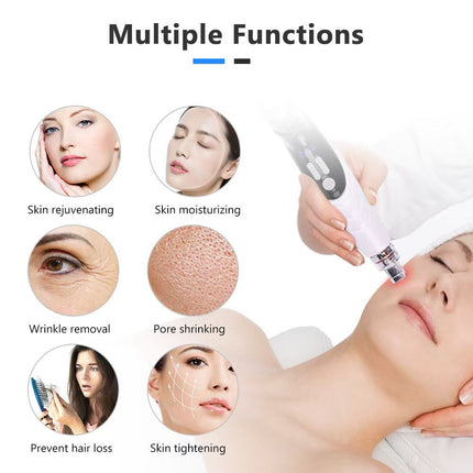 Advanced RF & EMS Needleless Facial Relaxation Device with Custom Power Levels