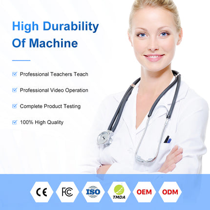 Professional Facial Skin Care Support Machine with Touchscreen and 3 Handles for Salon and Home Use