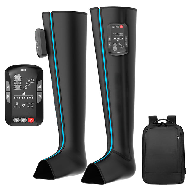 Wireless Rechargeable Leg Compression Massager Boots – 8-Chamber Muscle Recovery & Swelling Relief