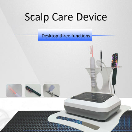 Rechargeable LED Scalp Massager Comb with 15.6 Inch Screen Hair Care Device