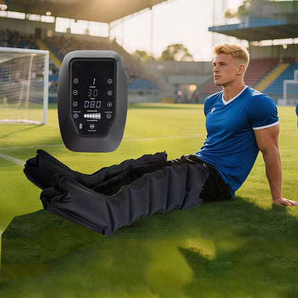 Portable 6-Chamber Air Compression Leg Massager for Circulation & Muscle Relief