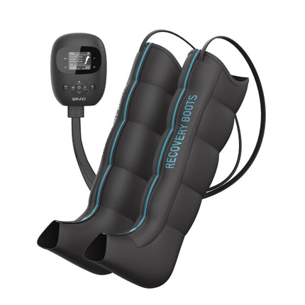 Rechargeable Leg and Foot Massager with Air Compression 6 Chamber LCD Display
