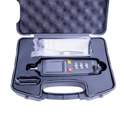 Handheld Machine Vibration Analyzer with Multi-Mode Measurement and Backlit Display