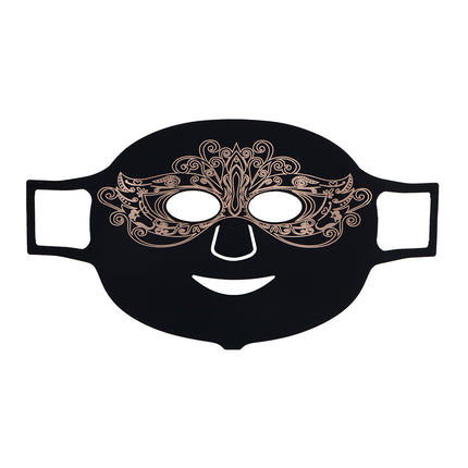 Cordless Silicone LED Light Relaxation Mask for Face and Neck Rechargeable Skin Care Device