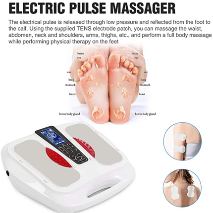 Cordless Foot Massager with Heat Relaxation & 25 Modes – Adjustable Intensity, Wireless Control