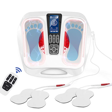 Cordless Foot Massager with Heat Relaxation & 25 Modes – Adjustable Intensity, Wireless Control
