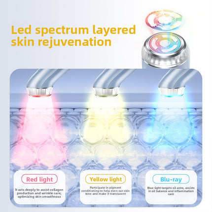 Rechargeable Facial Lifting Device Microcurrent LED Light Relaxation Cooling Portable