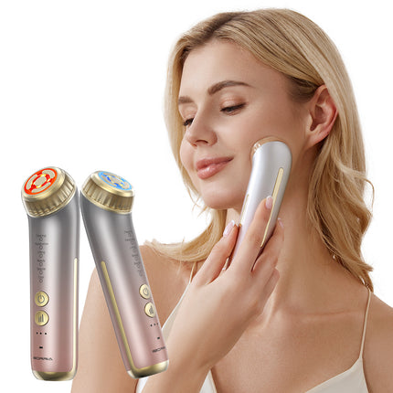 RF Facial Lifting Device EMS Cooling Modes Anti Aging Skin Tightening Tool