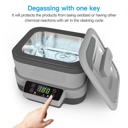 1200ml Ultrasonic Cleaner with Digital Timer Stainless Steel Tank for Jewellery Glasses Watches