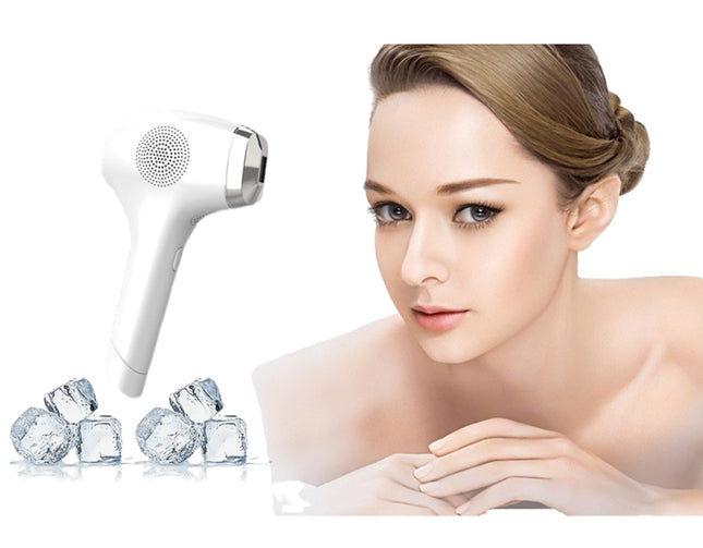 Plug-In IPL Hair Removal Device with Quartz Lamp & Auto Flash Mode