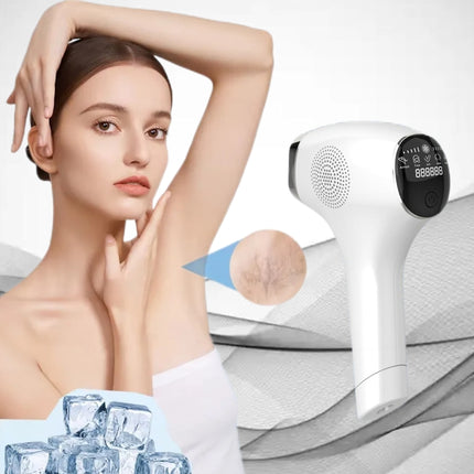 Plug-In IPL Hair Removal Device with Quartz Lamp & Auto Flash Mode