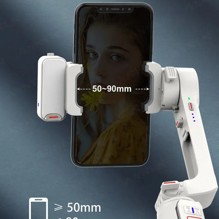 Cordless Smartphone Gimbal Stabilizer with Telescopic Rod & FPV Mode