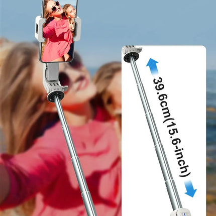 Cordless Smartphone Gimbal Stabilizer with Telescopic Rod & FPV Mode
