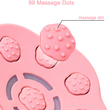 Portable Electric Breast Massager Set with 4 Temperature Modes and 360 Massage