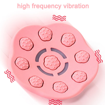Portable Electric Breast Massager Set with 4 Temperature Modes and 360 Massage