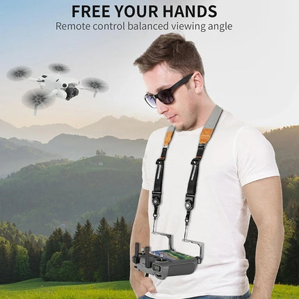 Portable Remote Controller Neck Strap with Adjustable Lanyard for Drone Controllers