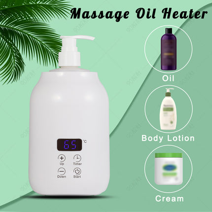 250ML Smart Electric Massage Oil Warmer with Temperature Control and LED Display