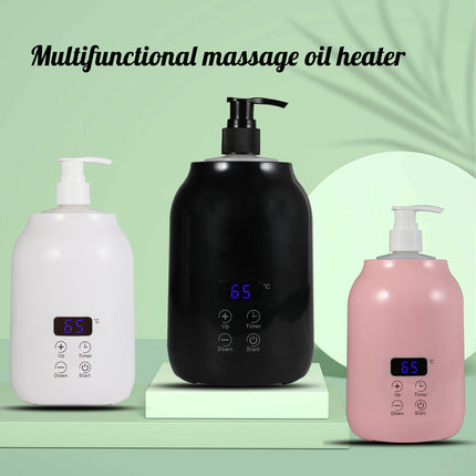 250ML Smart Electric Massage Oil Warmer with Temperature Control and LED Display