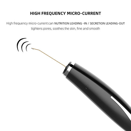 Portable Cordless Ultrasonic Face Spatula Skin Scrubber with EMS & Ion Technology
