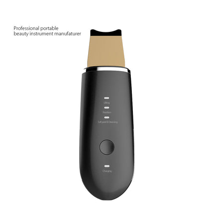 Portable Cordless Ultrasonic Face Spatula Skin Scrubber with EMS & Ion Technology