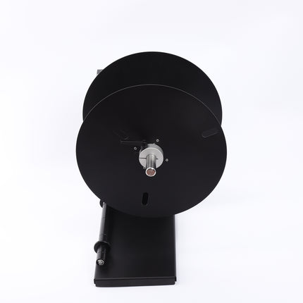 Portable Automatic Label Rewinder 300mm Roll Capacity Speed Control Low Noise Black