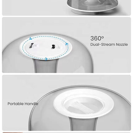 Smart 5.5L Cool Mist Humidifier for Home & Office with Soft LED Light