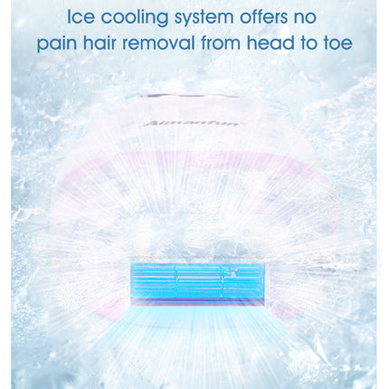 Professional Ice-Cooling IPL Hair Reduction Tool for Home Use with Adjustable Power Settings
