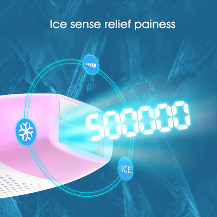 Professional Ice-Cooling IPL Hair Reduction Tool for Home Use with Adjustable Power Settings