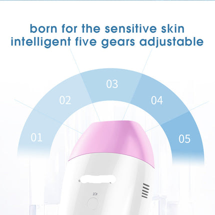 Professional Ice-Cooling IPL Hair Reduction Tool for Home Use with Adjustable Power Settings