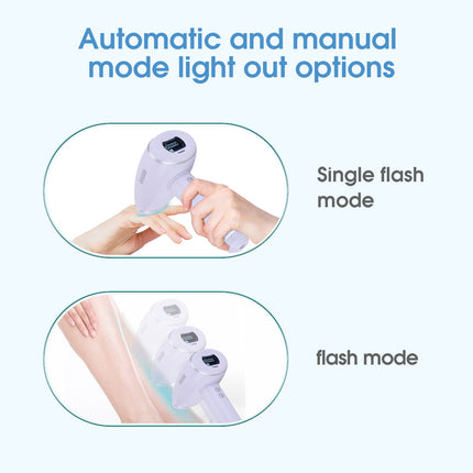 Advanced IPL Hair Reduction Device with Ice Comfort System & Multiple Energy Levels