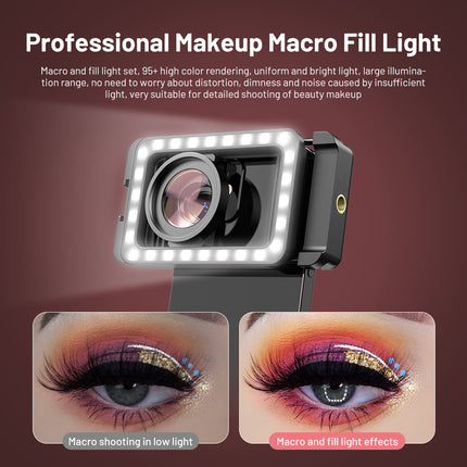 Compact Foldable LED Lighted Magnifying Loupe for Jewellery & Hobbies