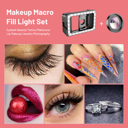 Compact Foldable LED Lighted Magnifying Loupe for Jewellery & Hobbies