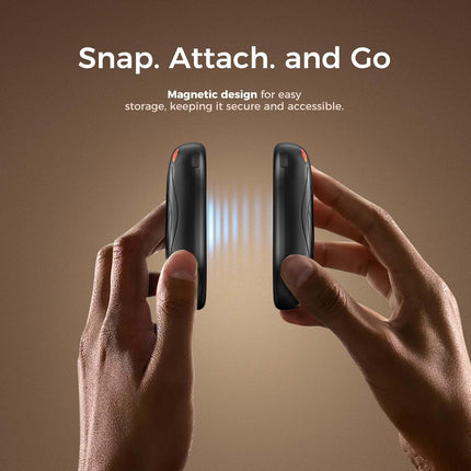 Rechargeable Hand Warmers 2 Pack with LED Light and Double Sided Heating for Outdoor Use