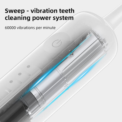 Rechargeable Electric Toothbrush with 6 Cleaning Modes & Wireless Magnetic Charging