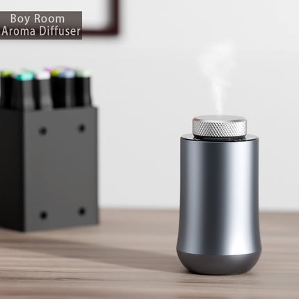 Compact USB Rechargeable Waterless Aroma Diffuser with 4-Color LED Lighting