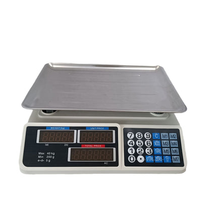Electronic Bench Table Scale for Fruit & Vegetable Selling – Precise Digital Weighing System