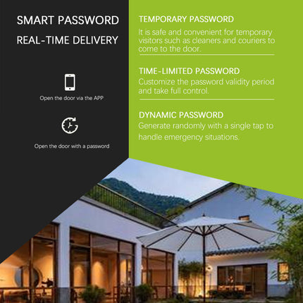 Smart Fingerprint Digital Door Lock with WiFi App Control for Home and Office Use