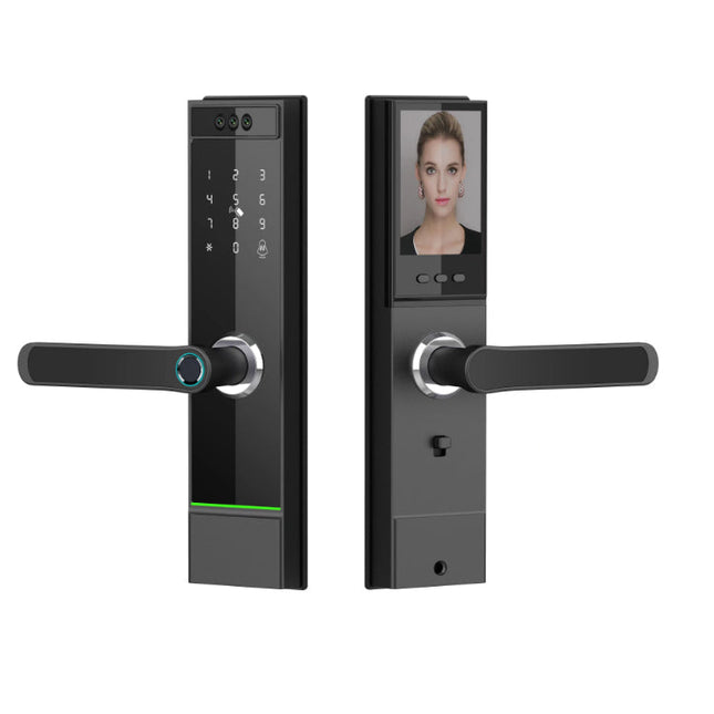 Wi-Fi Smart Door Lock with Fingerprint Recognition, PIN Code, Card and Keyless Entry
