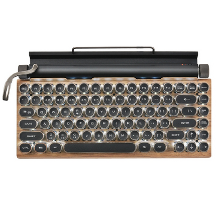 83-Key Compact Mechanical Wireless Keyboard with RGB Backlighting and USB Receiver
