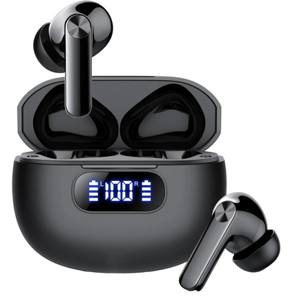 Portable Bluetooth 5.4 In-Ear Headphones with Touch Control and Long Battery Life