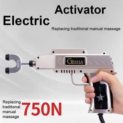 Handheld Massage Gun 750N Deep Muscle Percussion 10 Attachments Gold